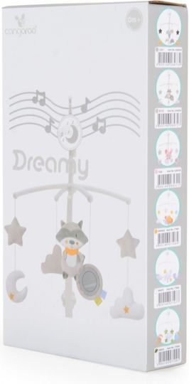 Cangaroo Mobile for Cot with Music, Rotation, and Mirror Dreamy 107840