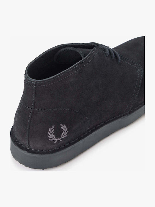 Suede Πράσινα Ανδρικά Μποτάκια