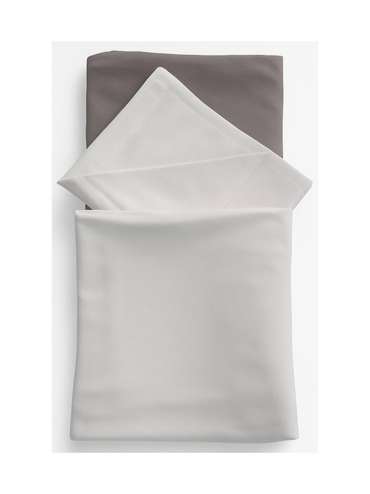 Beboulino Baby Sheets Set Crib Flannel Brown 100x180cm 3pcs