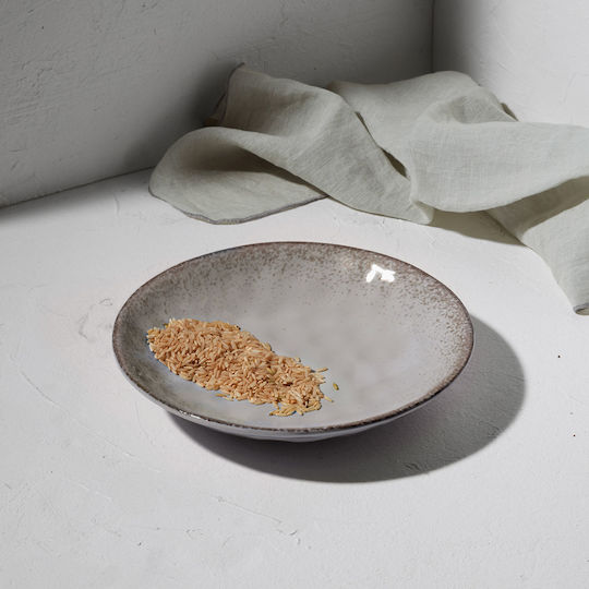 Estia Vignette Stoneware Πιάτο Βαθύ Κεραμικό με Διάμετρο 23cm