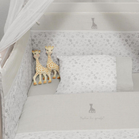 Baby Oliver Crib Bumpers Classic Inside Gray 35x210cm