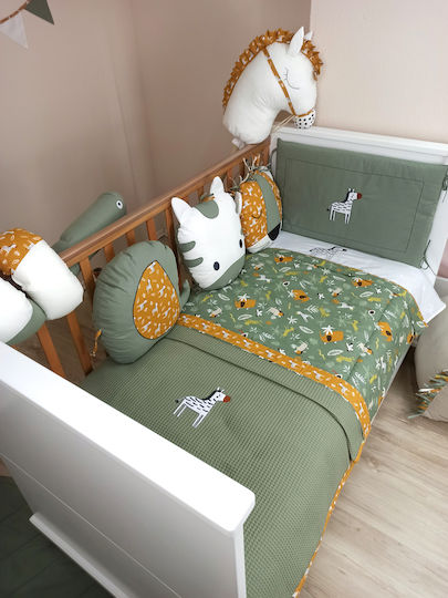 Baby Star Crib Bumpers Classic Inside Greene 40x200cm