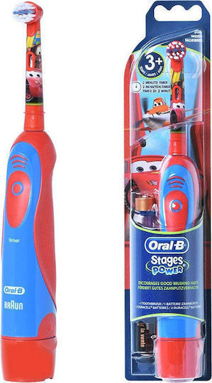 Oral-B Stages Power Children's Electric Toothbrush with Chronograph for 3+ Years Cars