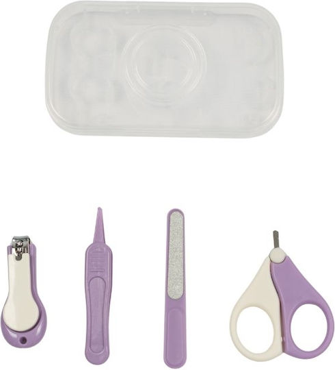 Kidizi Baby Nail Care Set Purple 4pcs