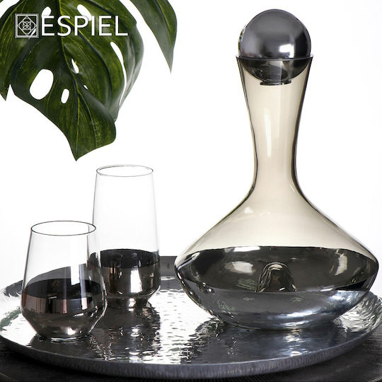 Espiel Allegra Set Pahare Pentru Apă Și Cocktail Din Sticlă Bronz 470ml 6 Bucăți