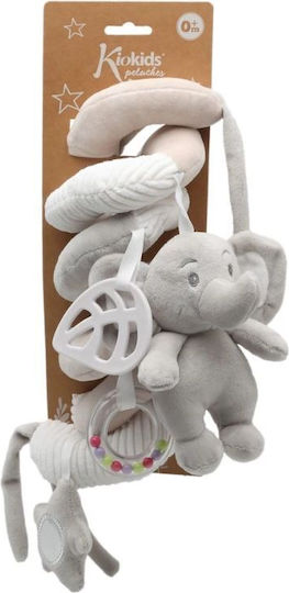 Kiokids Hängende Babyspielzeuge Spirale für Kinderbett und Kinderwagen Elefant für Neugeborene