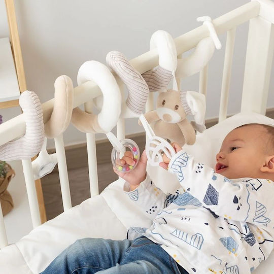 Kiokids Σπιράλ Παιχνίδι Κούνιας και Καροτσιού με Μασητικό Dolci Amici για 3+ Μηνών