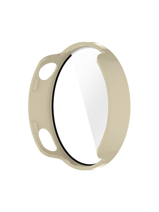 2 1 Husă + Sticlă Xiaomi Watch S4 41mm Bej