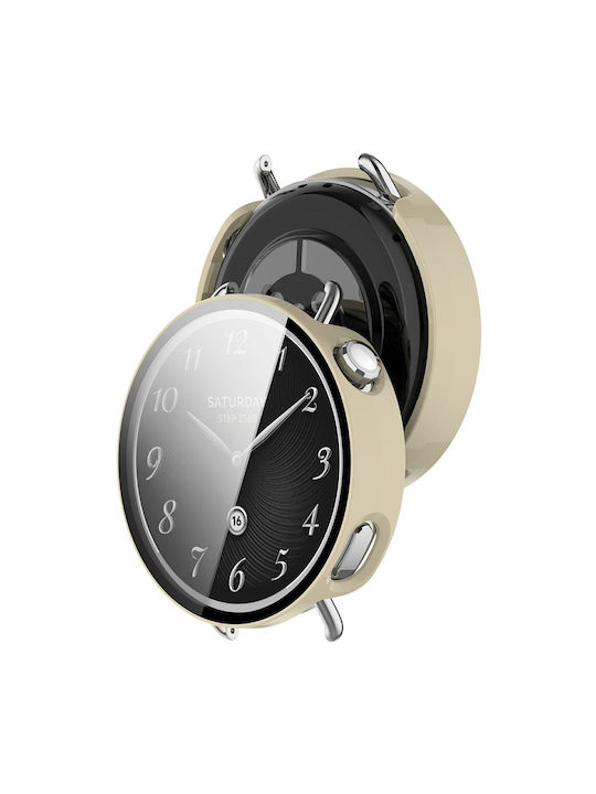 Hülle + Glas Xiaomi Watch S4 41mm Beiges