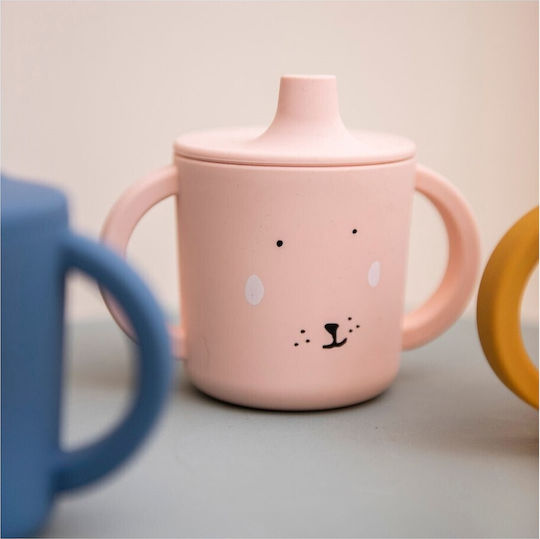 Trixie Παιδικό Ποτηράκι από Σιλικόνη Ροζ Mrs.Cat 207ml για 4m+