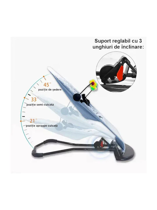Electric Baby Relax Swing with Vibration Blue