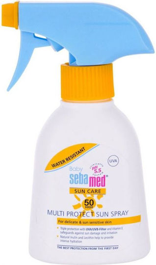 Sebamed Multi Protect Sun Spray SPF50 Waterproof Infant Sunscreen Spray for Face & Body 200ml