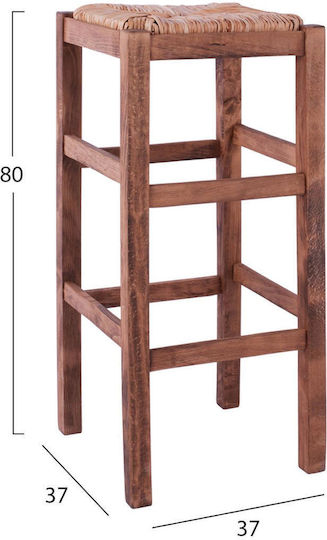Σκαμπό Μπαρ Καρυδί 37x37x80εκ. Σκαμπό Μπαρ Καρυδί 37x37x80εκ.