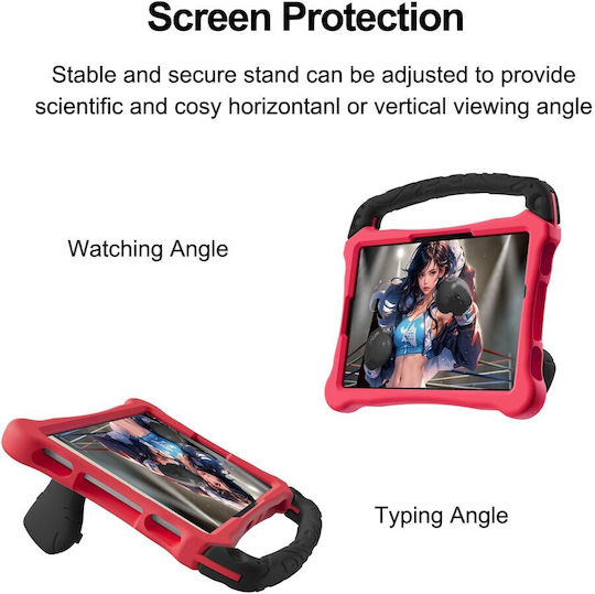 Spate Eva Back Cover Rezistentă pentru Copii Roșa (Xiaomi Redmi Pad 2, Pad SE, Pad 6 Pro, Pad 6, Pad 5 Pro, Pad 5) 040355