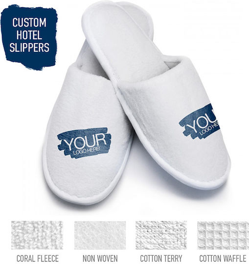 Ecocraft Disposable Terry Slippers 1 Pair 4mm Thickness