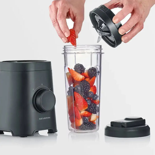 Clatronic Severin Μπλέντερ με Πλαστική Κανάτα 600 ml 320W Λευκό