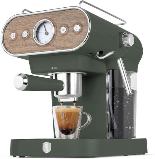 Berlinger Haus Μηχανή Espresso 950W Πίεσης 20bar Πράσινη BH-9857