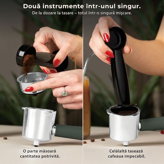 Berlinger Haus Μηχανή Espresso 950W Πίεσης 20bar Πράσινη BH-9857