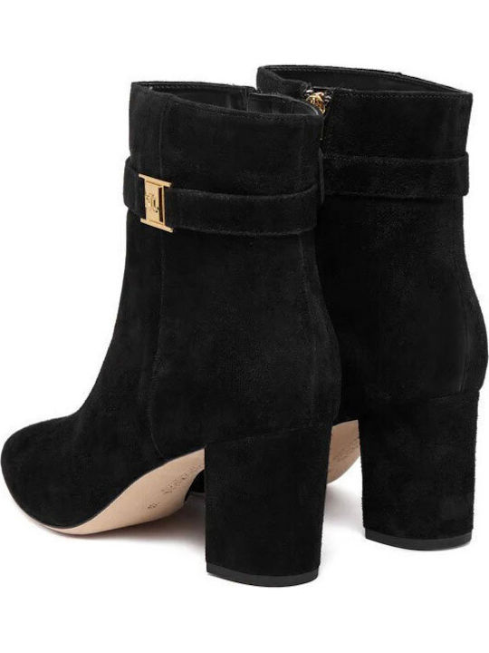 Suede Women's Ankle Boots Black
