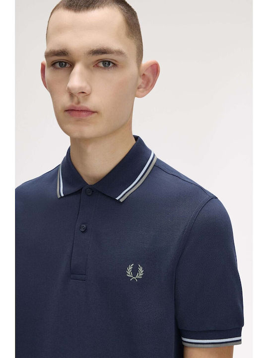 Twin Polo Μπλούζα Κοντομάνικη Μπλε