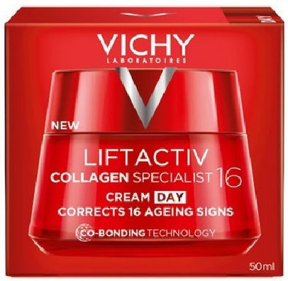 Liftactiv Collagen Specialist 16 Day Cream 50ml with Gift Night Cream 15ml & Pouch
