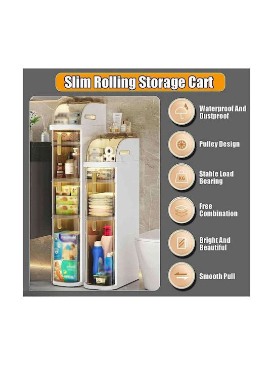 Floor Cabinet Shelf Space Organizer Beige StoreMaster 130