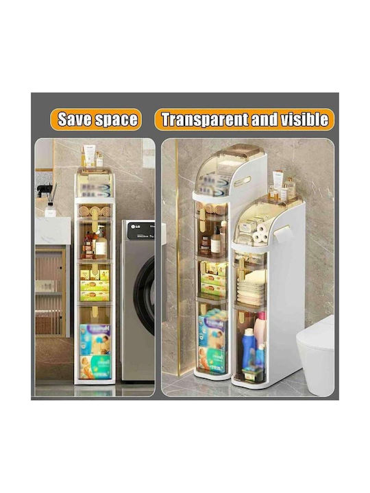 Floor Cabinet Shelf Space Organizer Beige StoreMaster 130