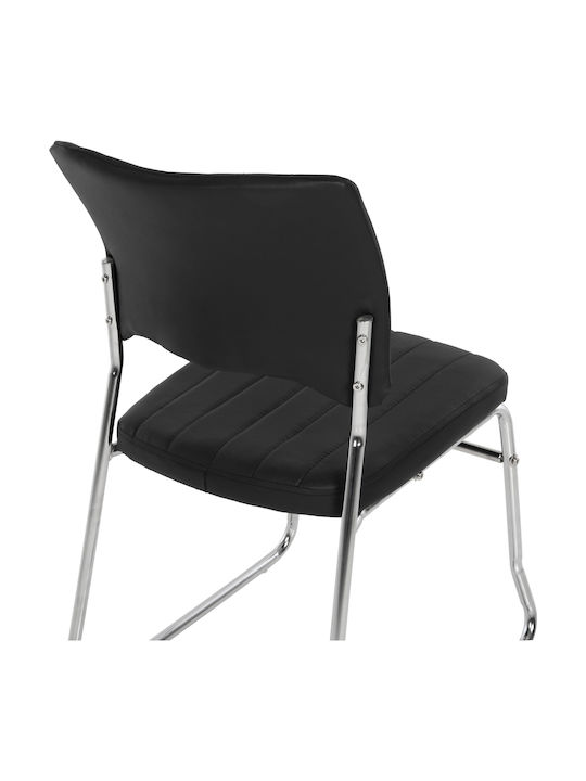 Stuhl Quenti in Schwarz Farbe 47x54x84cm 4Stück