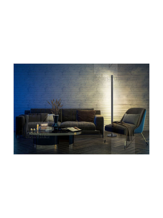 Helestra LED Floor Lamp with Warm White Light 3240lm Black