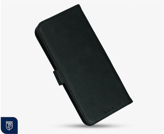 Rosso Deluxe Wallet Δερμάτινο Μαύρο (OnePlus Nord 5)
