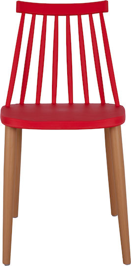 Vanessa Столички Трапезария Red 1бр 42.5x47x81.5бр