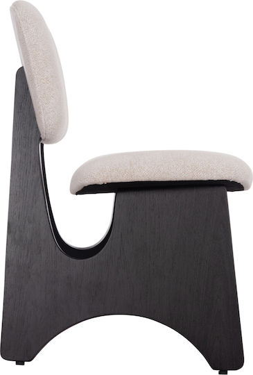 Bellisi Dining Room Fabric Chair Ecru 53x56x78cm
