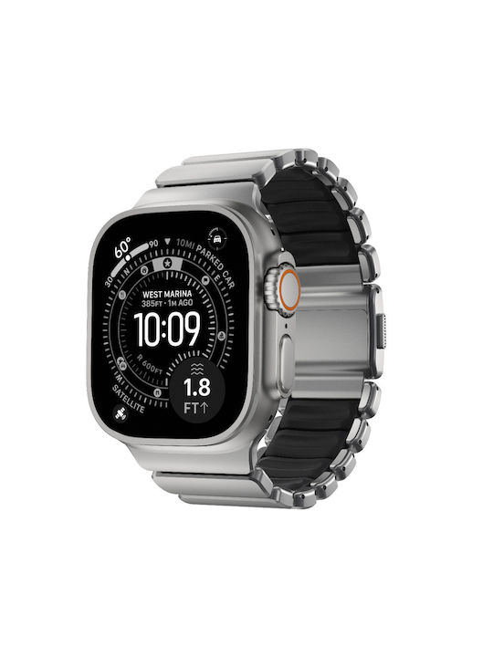 Nomad Λουράκι Ανοξείδωτο Ατσάλι Μπεζ (Apple Watch 44/45/46mm/Ultra 49mm)