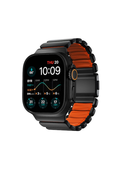Nomad Λουράκι Ανοξείδωτο Ατσάλι Μαύρο (Apple Watch 44/45/46mm/Ultra 49mm)