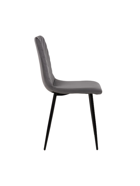 Latrell Stühle Speisesaal Grey 1Stück 43x54x88cm