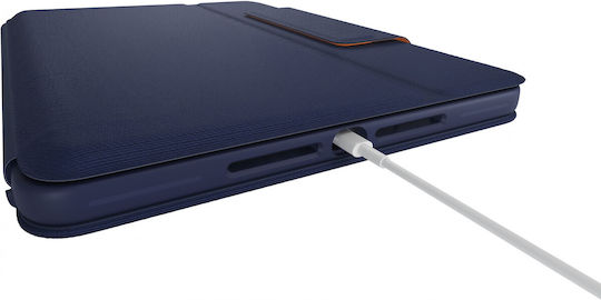 Logitech Flip Cover Durable with Keyboard Blue (iPad Gen. 7, iPad Gen. 8) 920-009656