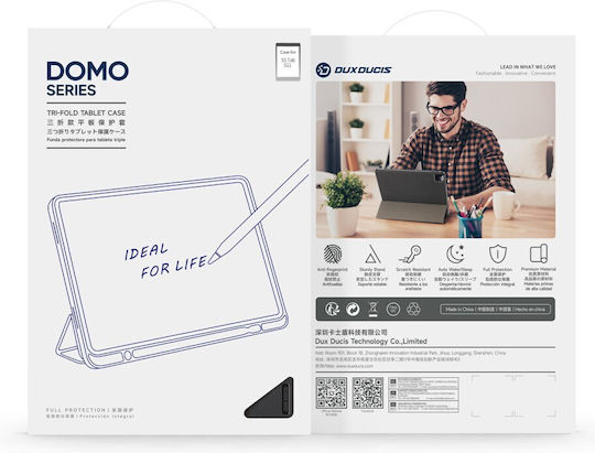 Dux Ducis Domo Series Flip Флип капак Черен (Samsung Galaxy Tab S11) 040381