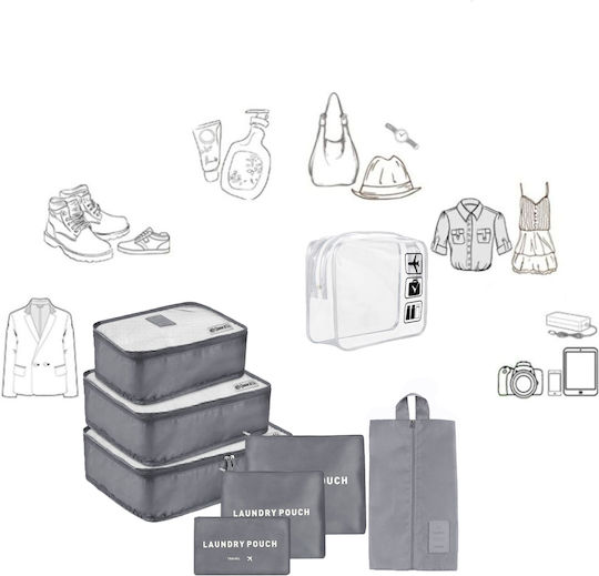 Quasar Gray Organizer Case 7 Pieces