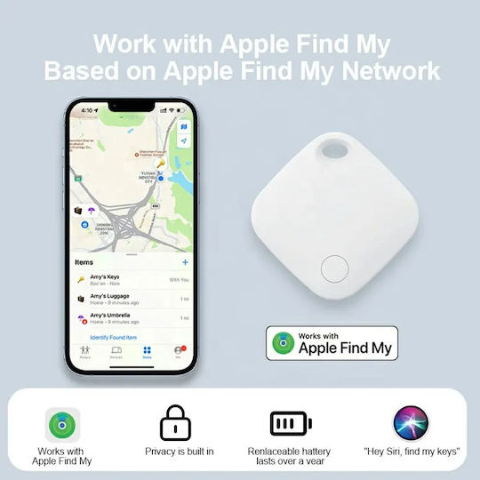 HaveDeer ITAG03 Apple Find My Weiß