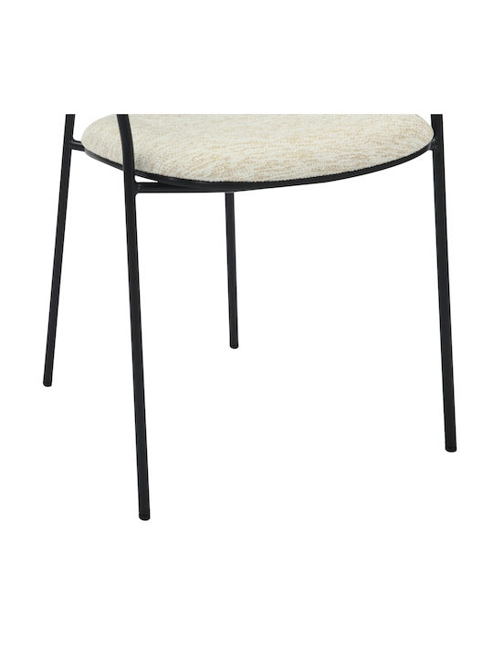 Vikki Председки Трапезария Black-ecru 1бр 54x54x75бр