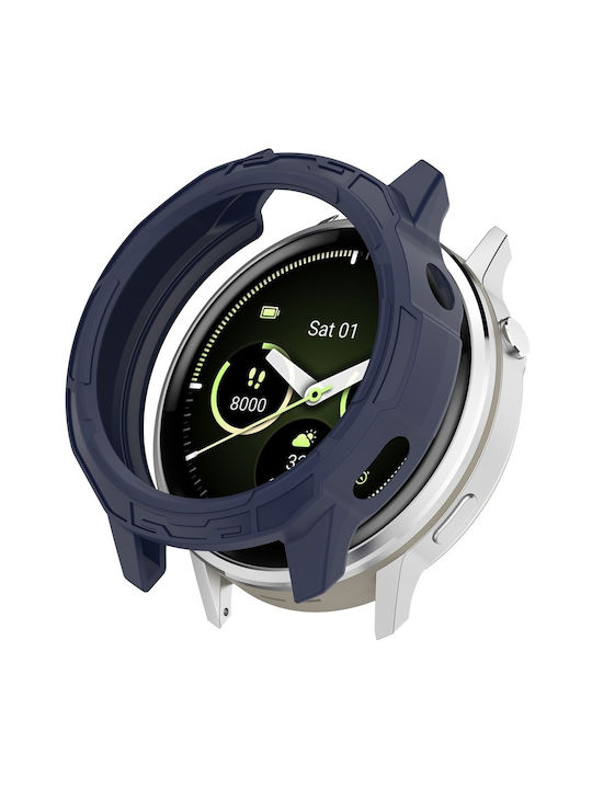 Silicone Case in Blue color for Garmin Venu 4 45mm