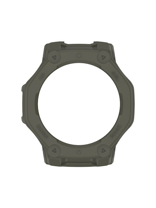 Silicone Case in Green color for Amazfit T-Rex 3 Pro