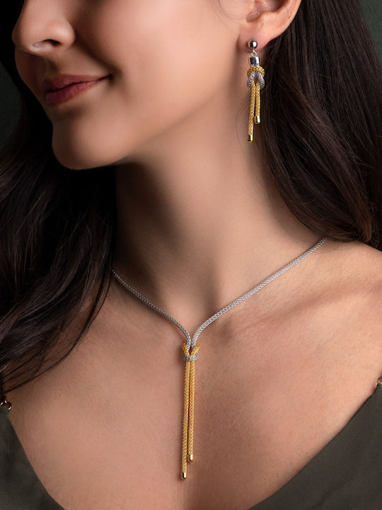 George Art Jewels Earrings made of Silver Gold Plated