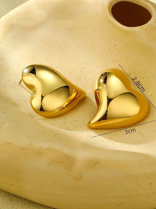 Awear Earrings made of Steel Gold Plated