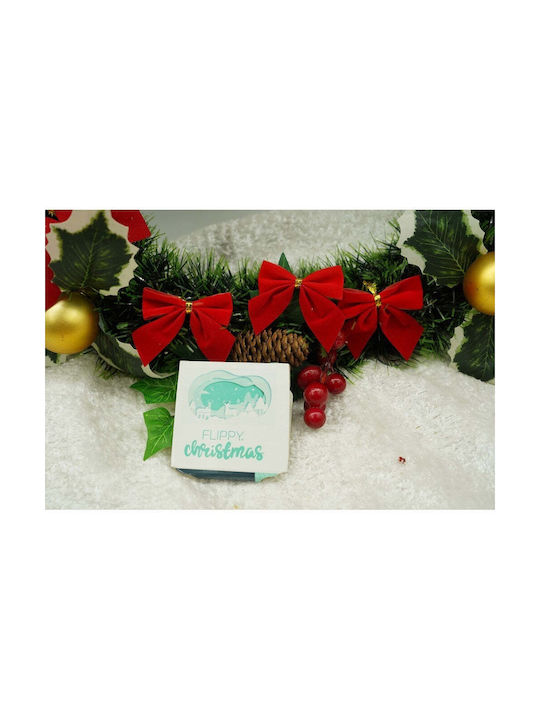Ornament suspendat Fundă Roșu 5x5buc Set 12buc
