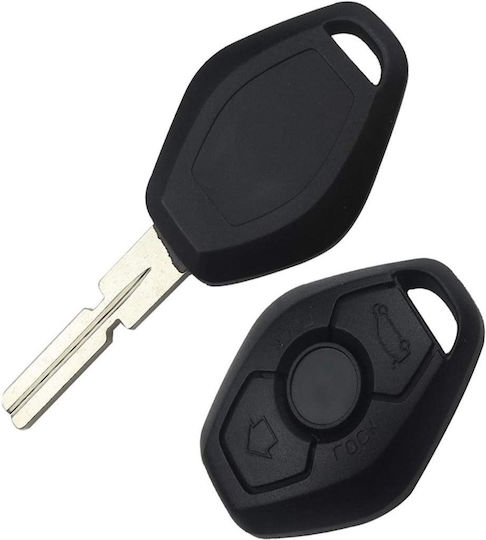 Techstar Autoschlüssel Schutzhülle 3 Tasten 4-Spur Klinge Bmw – Kompatibilität E46 E39 E60 X3 X5
