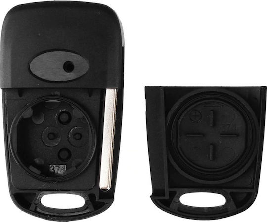 Husă Cheie Auto Techstar Compatibilă Kia 3 Cerato Ceed K2 K5 Rio Picanto Sportage 3 Butoane
