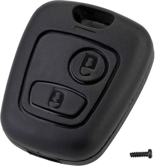Husă Cheie Auto Techstar Compatibilă Citroen C3 C2 C1 206 307 407 2 Butoane Fără Lamă