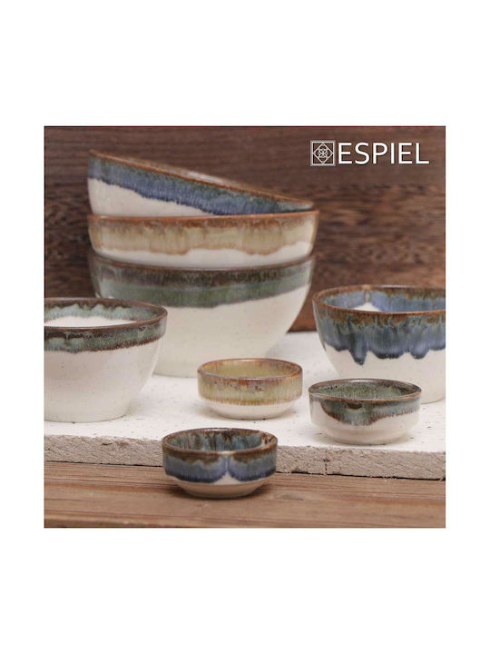 Espiel Essentials Bol de Servire Rotund Ceramică Bej cu Diametru 10buc