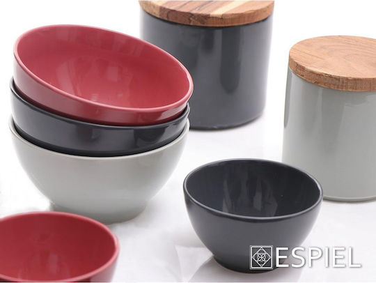 Espiel Essentials Μπωλ Σερβιρίσματος για Ντιπ Στρογγυλό Κεραμικό Κόκκινο με Διάμετρο 14εκ.